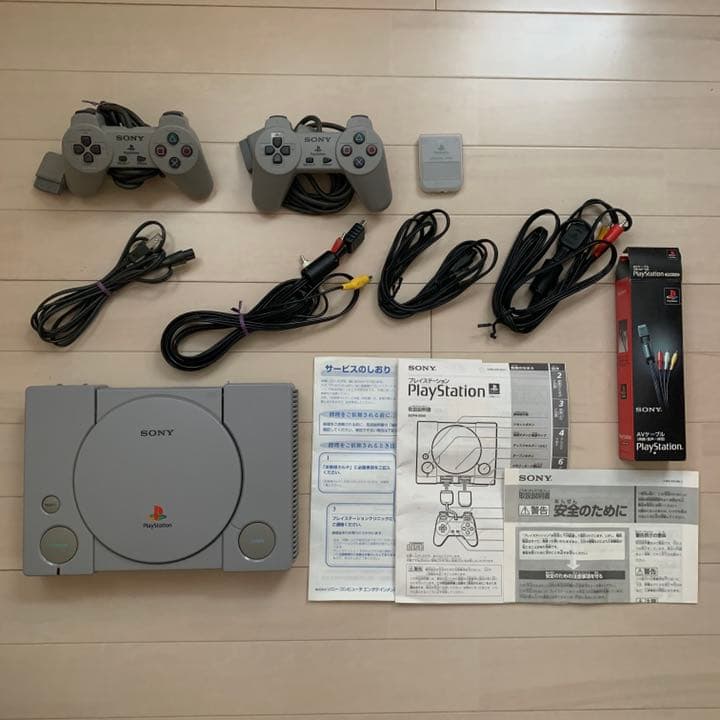 PlayStation本体・SIMCITY2000・SMASH COURTセット