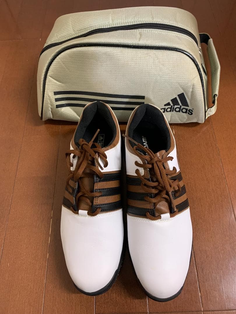 【新品・未使用 】ケース付きaddidas アディダスゴルフシューズ25.5cm