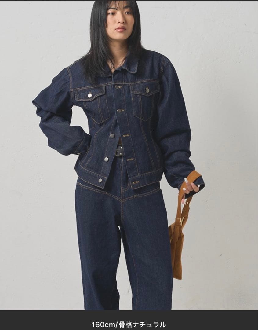 WHO'S WHO gallery パフスリーブデニムジャケット