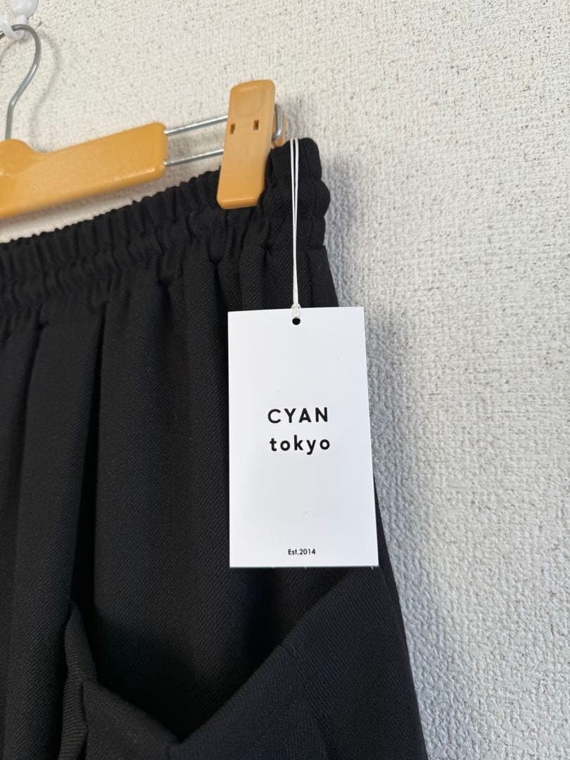 CYAN tokyo ポケットヘムタックワイド　ブラック　38 ニコアンド