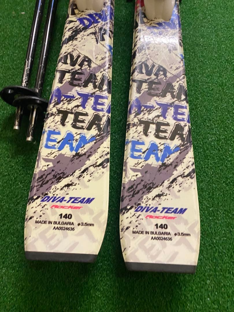 スキー板＋ビンディング＋ストック