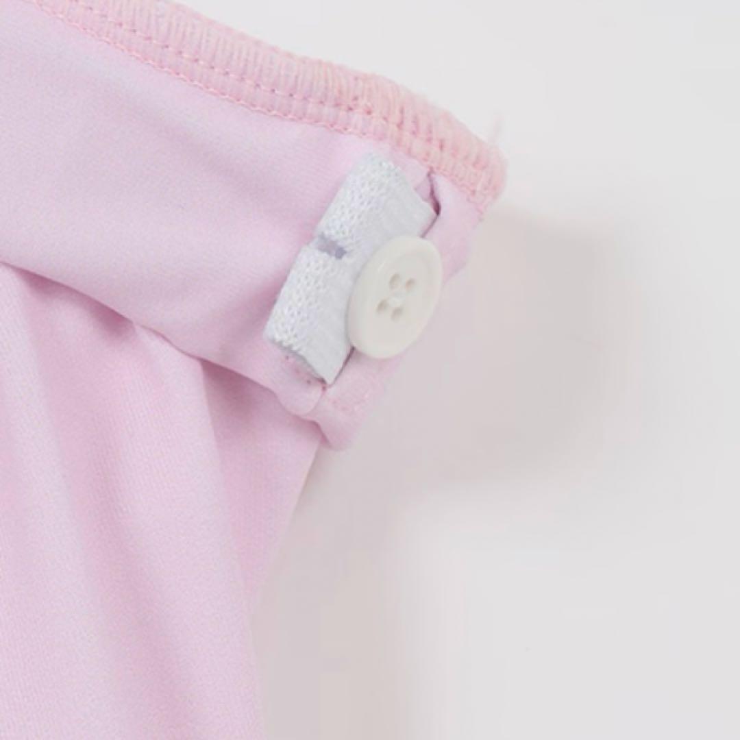 メゾピアノ 【SWIM】シェルロゴ　セーラーカラー　セパレート水着　120