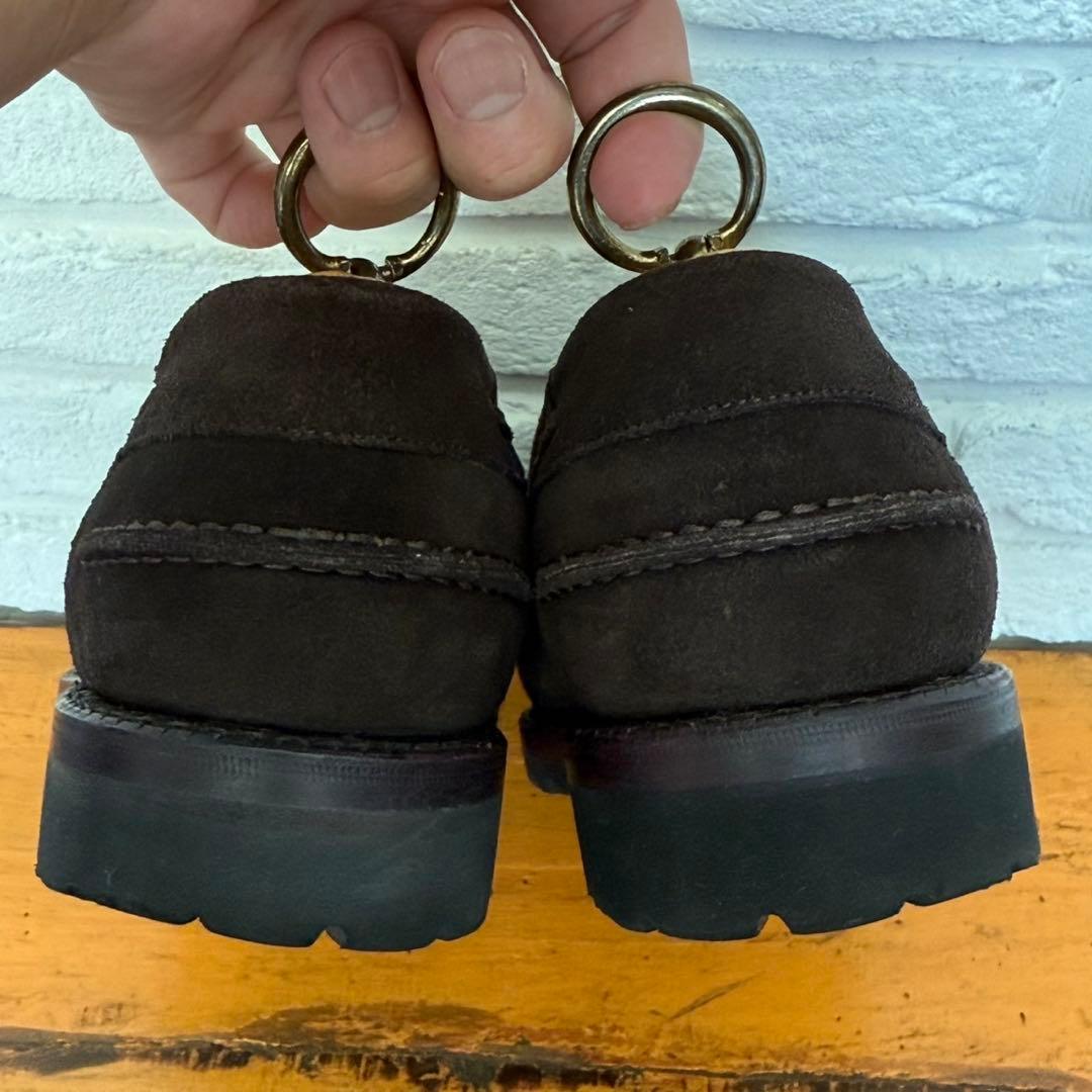 1度使用の極美品【Jalan Sriwijaya】4アイレット　スエードモカシン