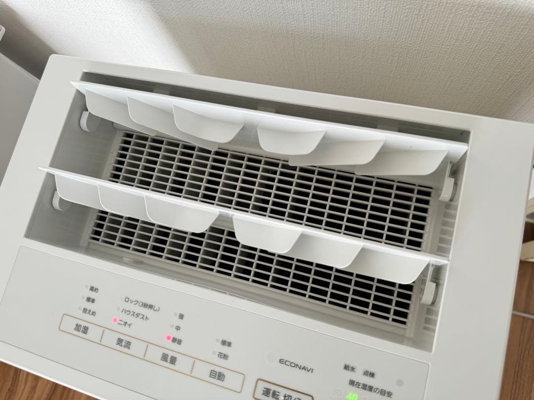 美品★パナソニック 加湿空気清浄機 ナノイーX搭載 ~31畳 F-VC70XT★