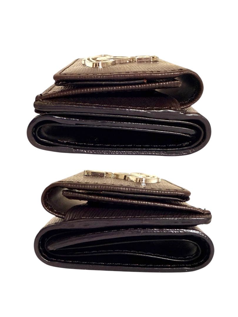 美品☆Vivienne Westwood　三つ折り財布　ビッグオーブ　レザー