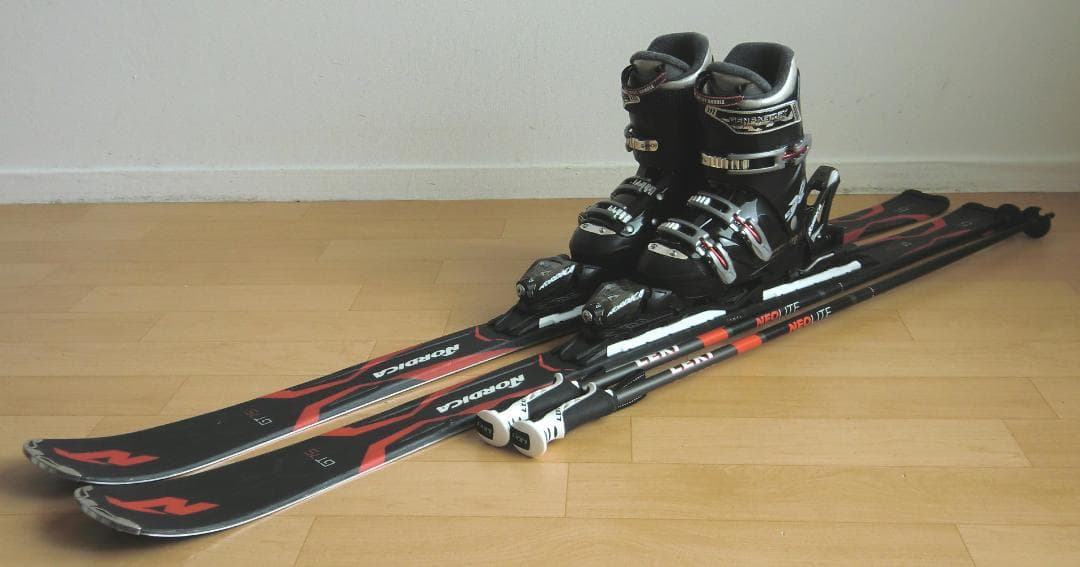 ■■送料無料■ノルディカ■メンズスキーセット■板152靴25.5■メンテ付■■