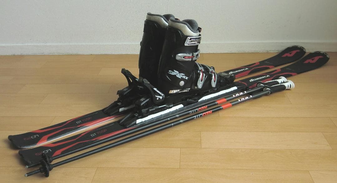 ■■送料無料■ノルディカ■メンズスキーセット■板152靴25.5■メンテ付■■