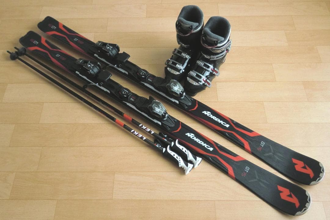 ■■送料無料■ノルディカ■メンズスキーセット■板152靴25.5■メンテ付■■
