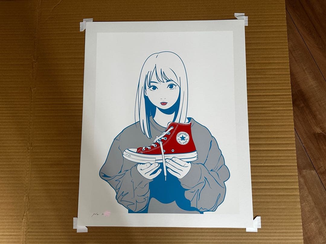 「履かないの？」Blue×Red シルクスクリーン