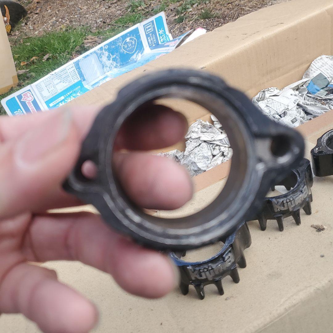 CBX400F用Kijima マフラー部品 フランジ4個セット