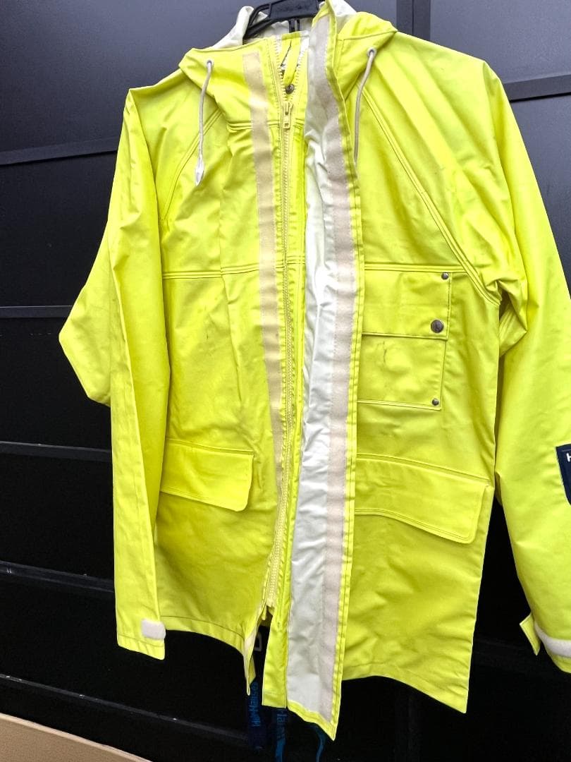 【上下セット】ヘリーハンセン 防水セーリングウェア ネオンイエロー M-140