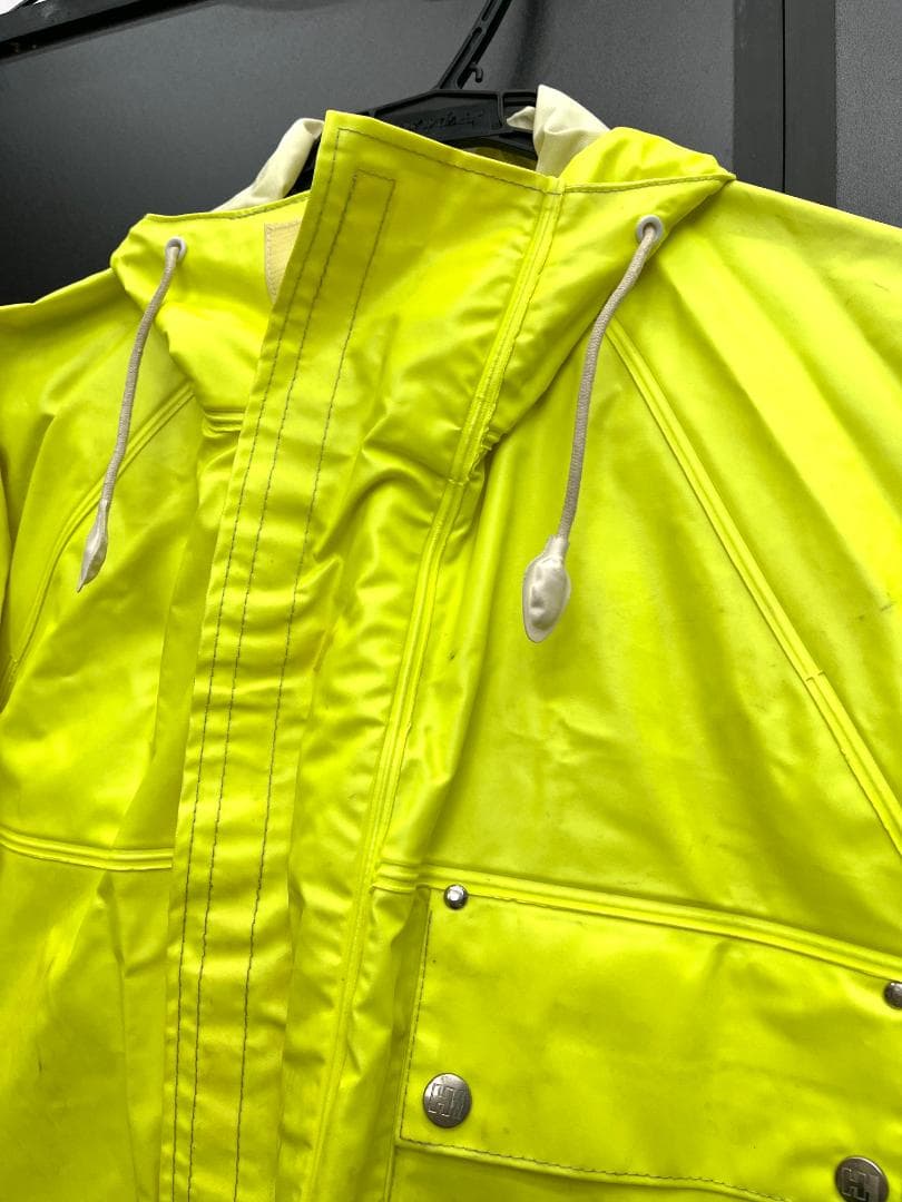 【上下セット】ヘリーハンセン 防水セーリングウェア ネオンイエロー M-140