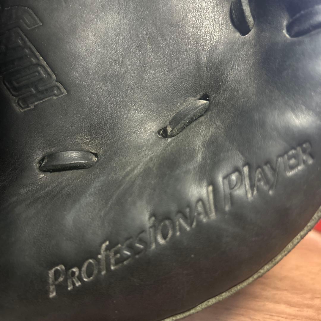 ZETT 黒 野球グローブ (軟式用)