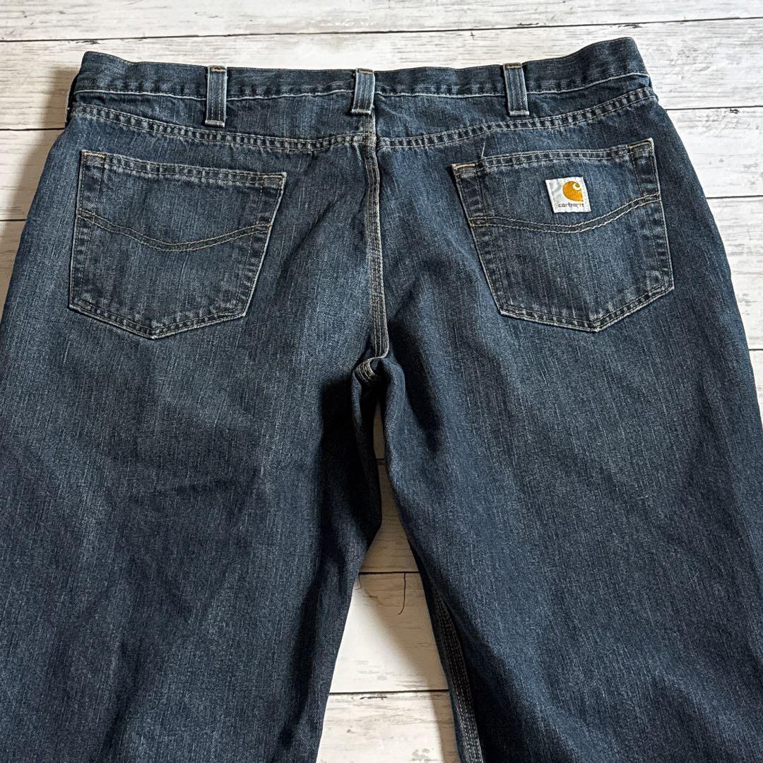 た*ん様 カーハート リラックスフィット デニム 38×28 ダークインディゴ