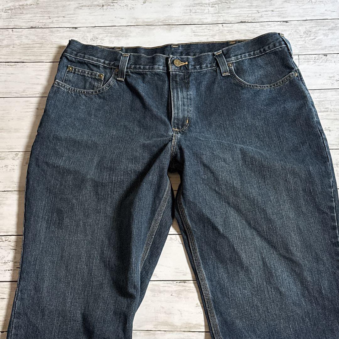 た*ん様 カーハート リラックスフィット デニム 38×28 ダークインディゴ