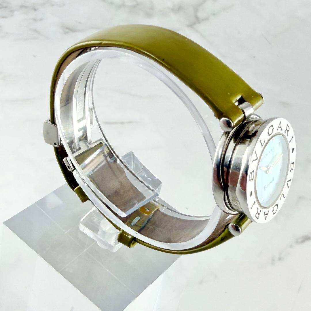 【稼働】 ブルガリ B-zero1 ブルーシェル⽂字盤 ビーゼロワン