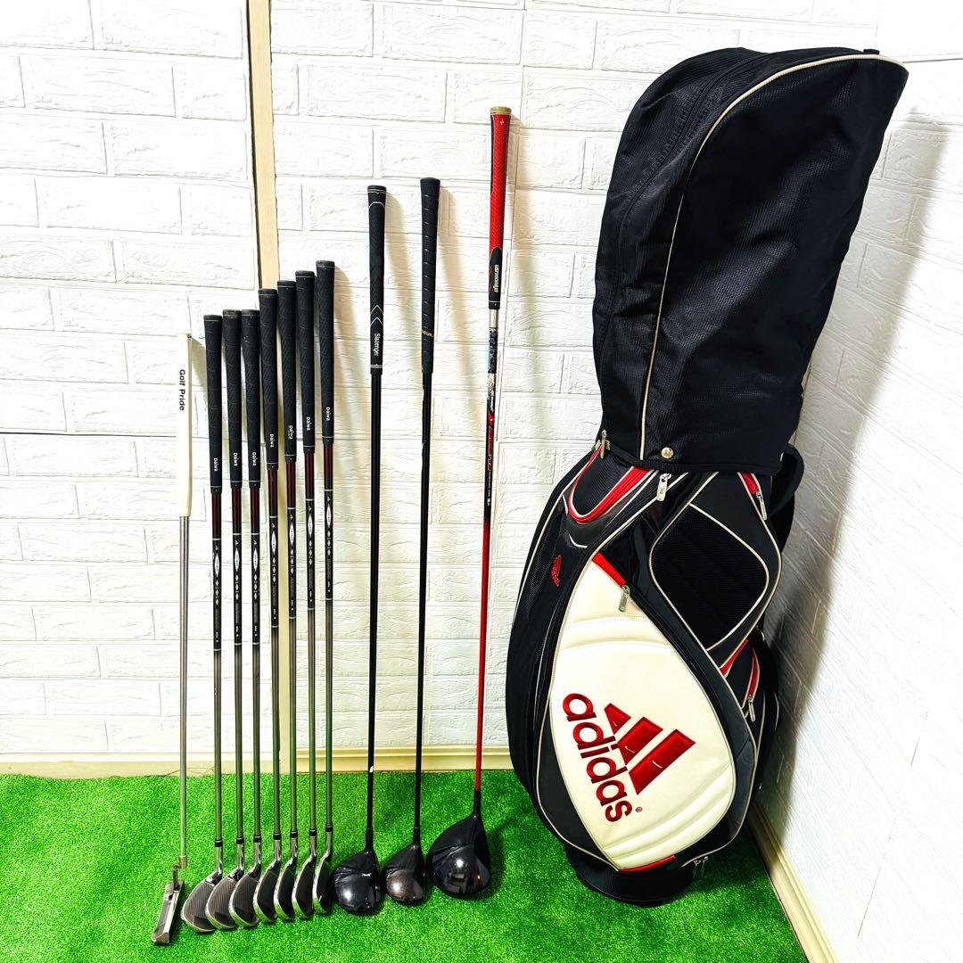 【大人気】アディダス ダイワ メンズ ゴルフクラブ 初心者 セット11本
