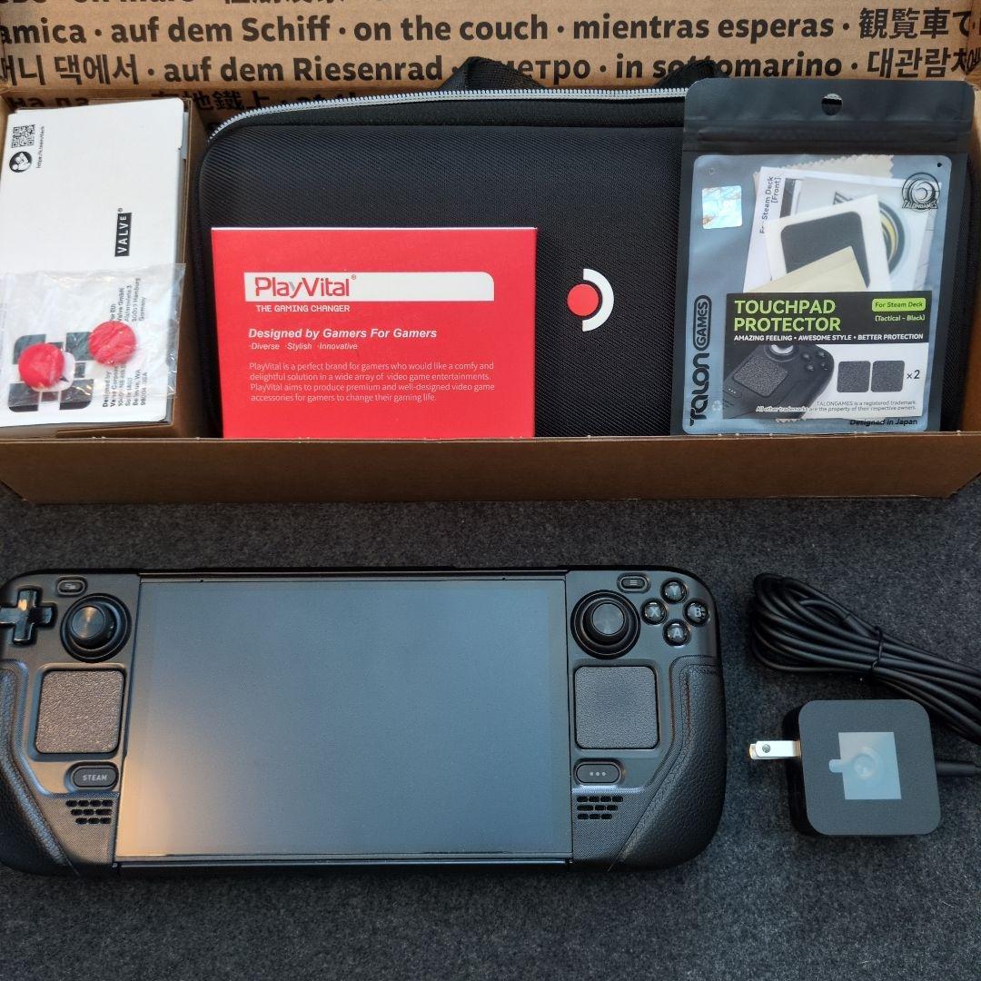 Steam Deck OLED 512GB 本体 / カバー&アクセサリ付