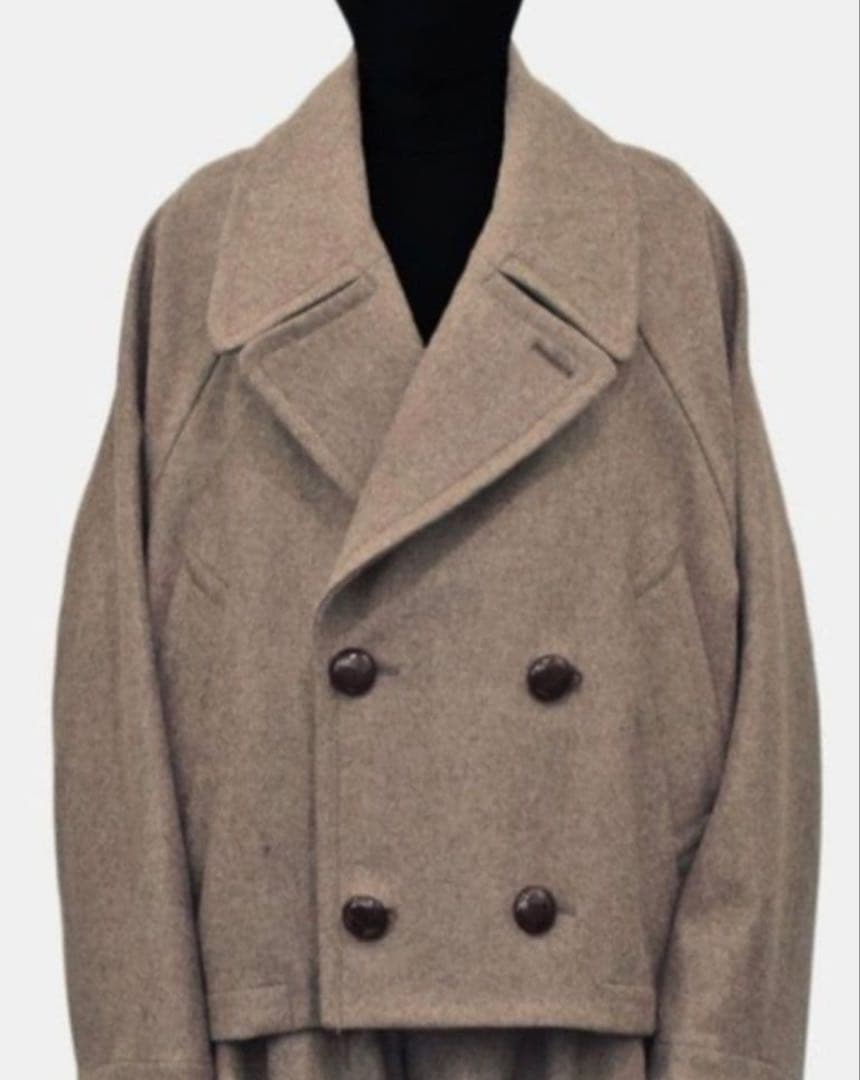 ジャケット・アウター HED MAYNER 20AW CROPPED PEACOAT