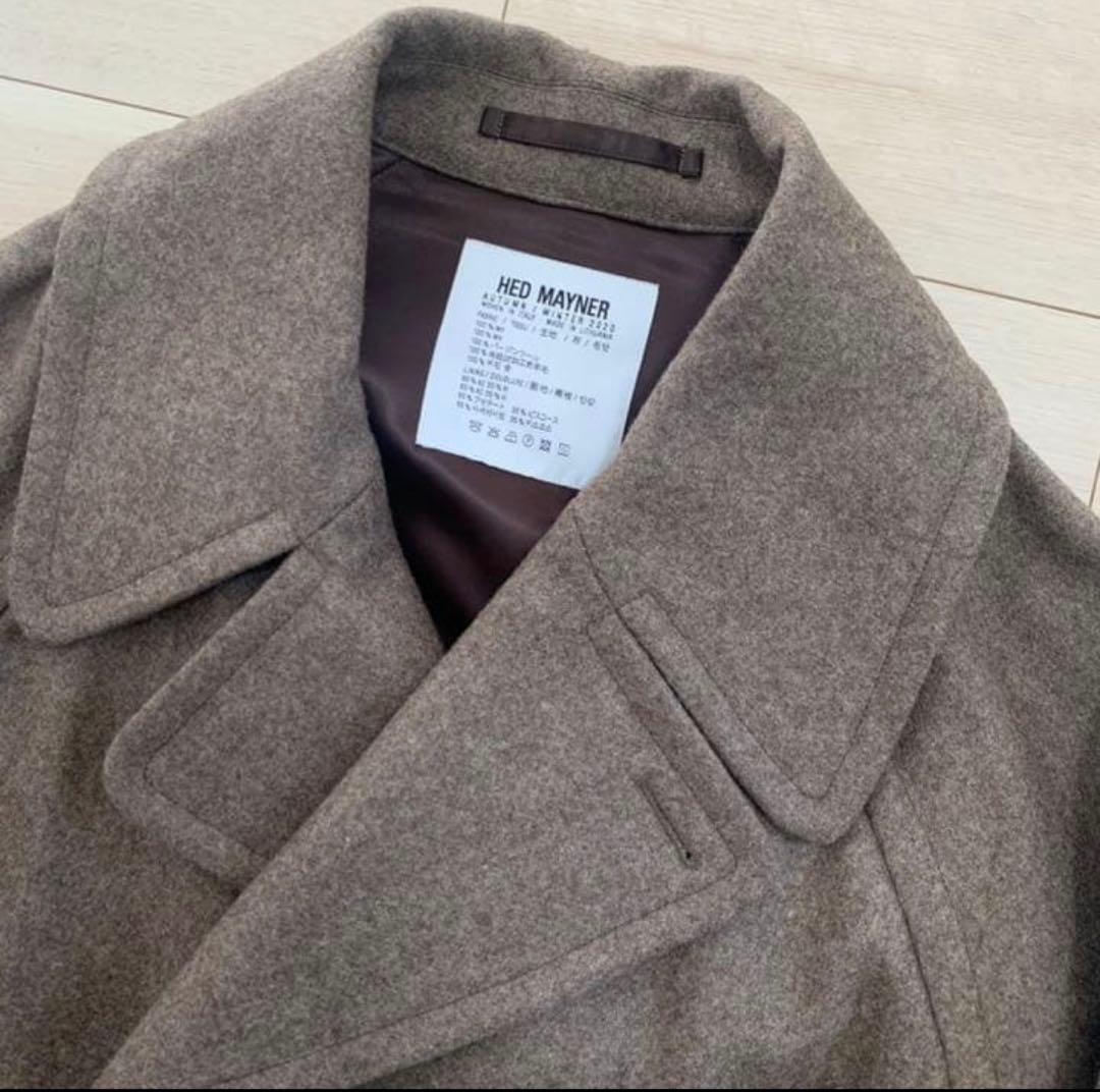 ジャケット・アウター HED MAYNER 20AW CROPPED PEACOAT