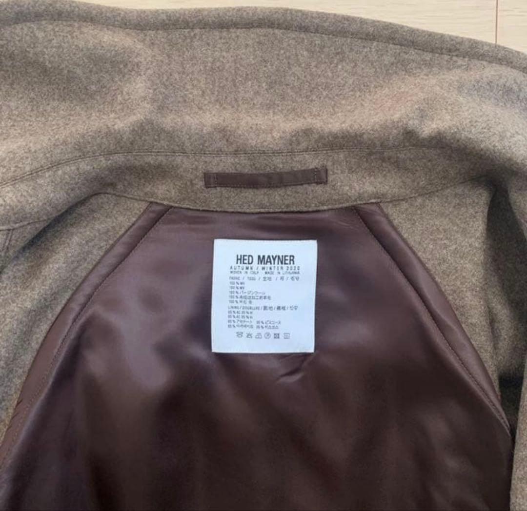 ジャケット・アウター HED MAYNER 20AW CROPPED PEACOAT