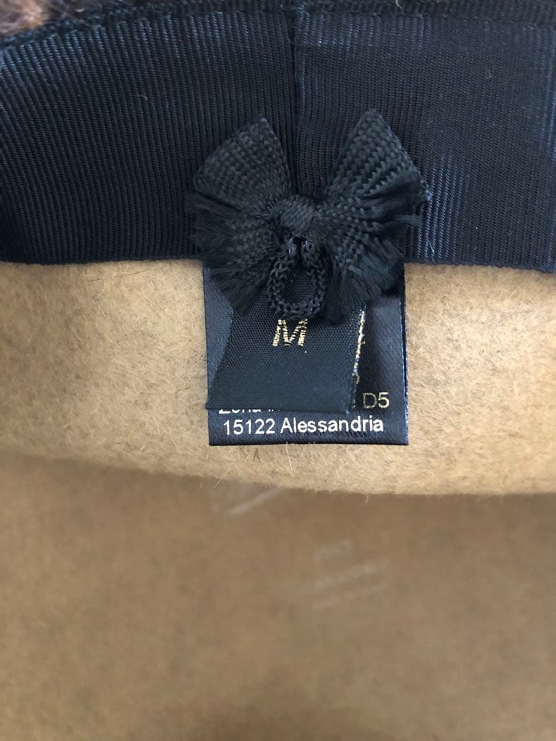 【新品】Barsalino ボルサリーノ レオパード柄 フェルトキャップ 豹柄