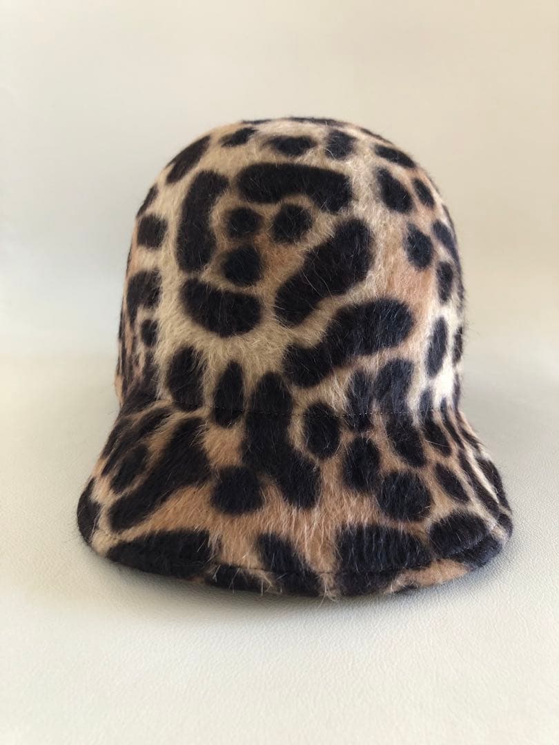 【新品】Barsalino ボルサリーノ レオパード柄 フェルトキャップ 豹柄