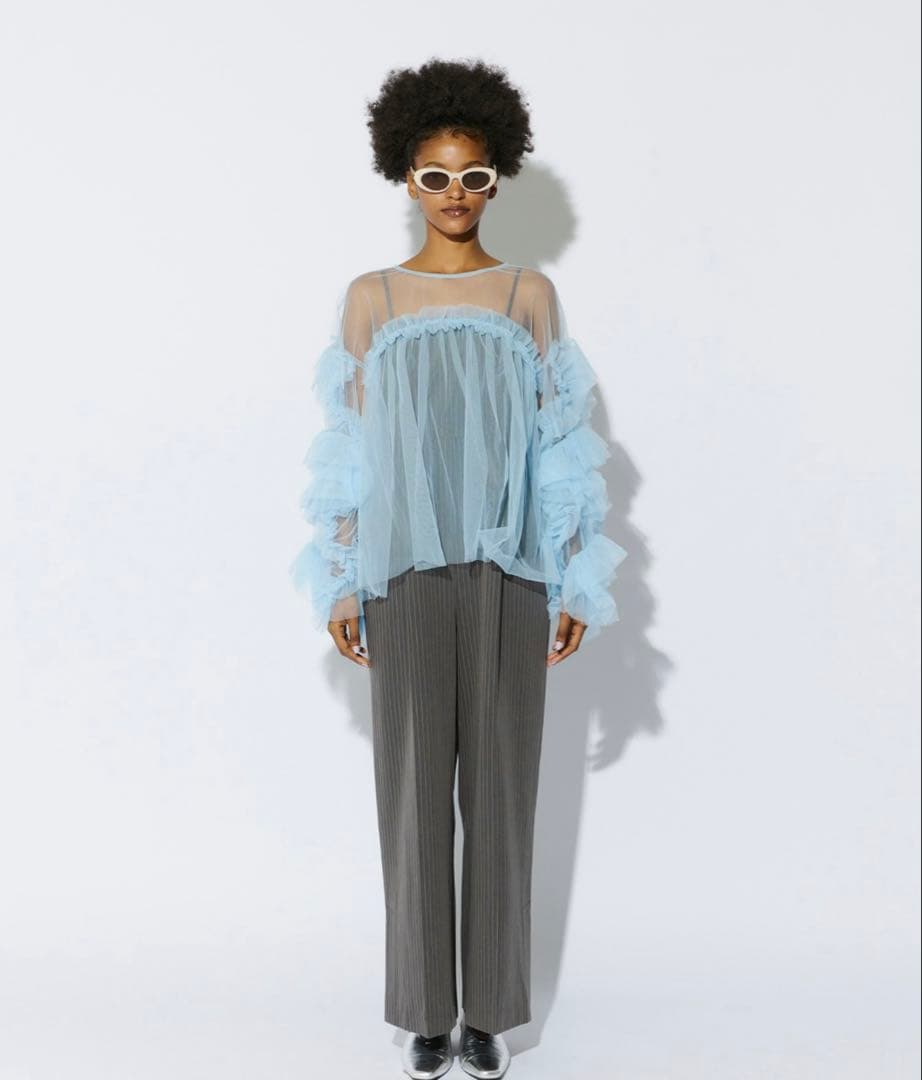 お値下げ！【タグ付き新品未使用】ANDRESD チュールトップス