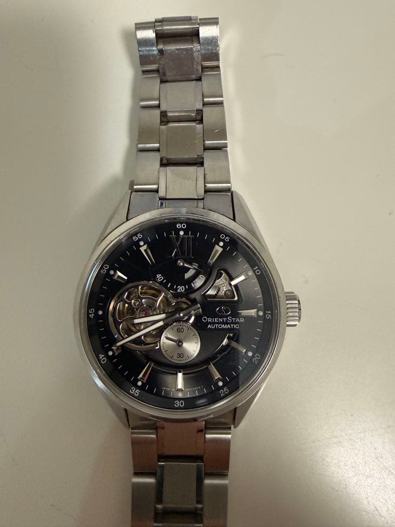 腕時計 ORIENTSTAR セミスケルトン 自動巻(手巻付)