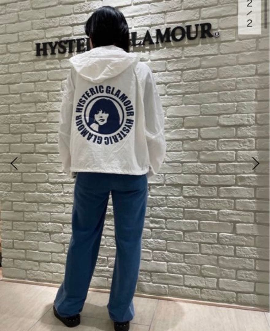 HYSTERIC GLAMOUR オーバーサイズフーデッドブルゾン　ユニセックス