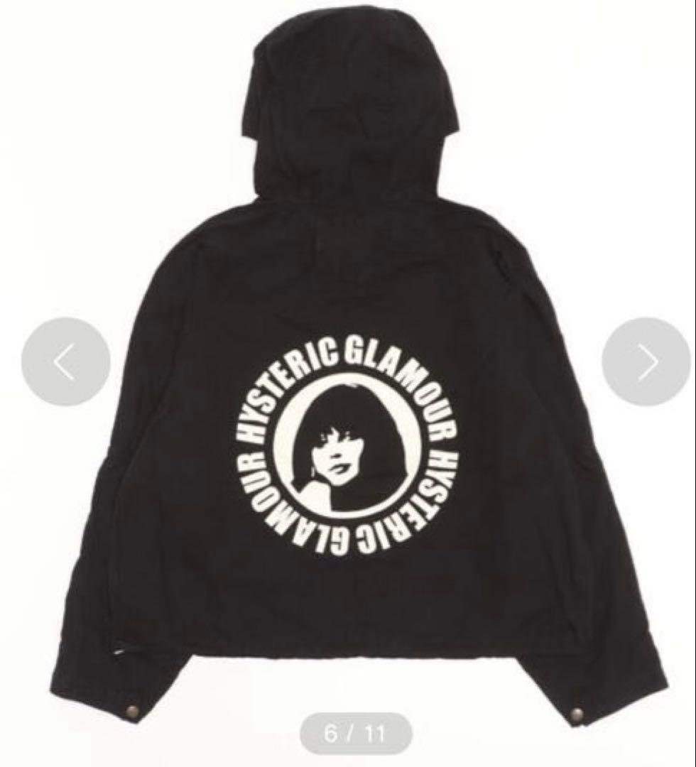 HYSTERIC GLAMOUR オーバーサイズフーデッドブルゾン　ユニセックス