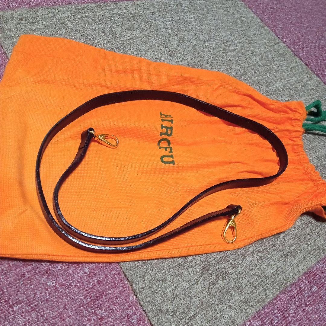 お値下げ中！ヒロフの黒レザー ドラム型ショルダーバッグ