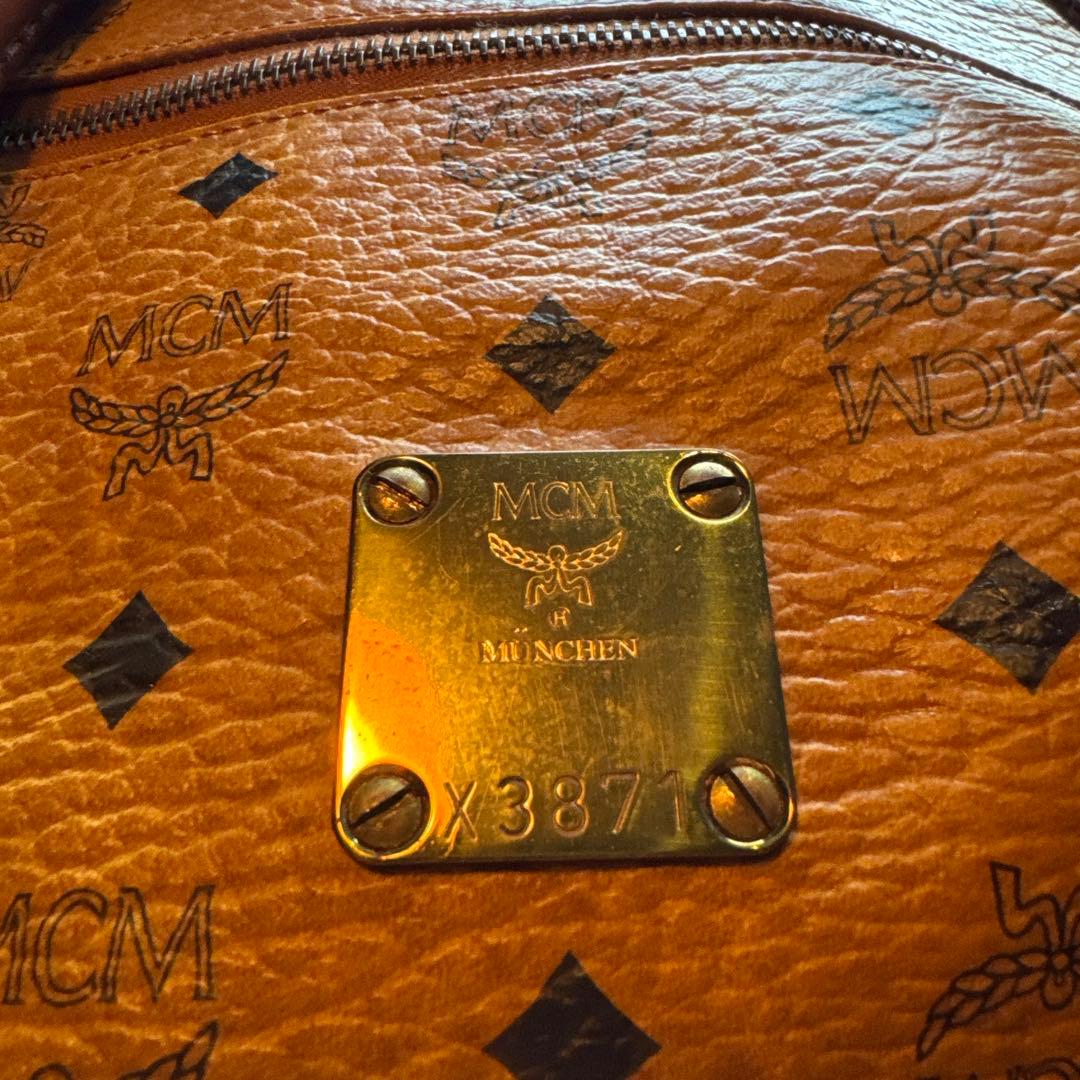 MCM ボストンバッグ　幅42cm 大容量 旅行 ゴルフ