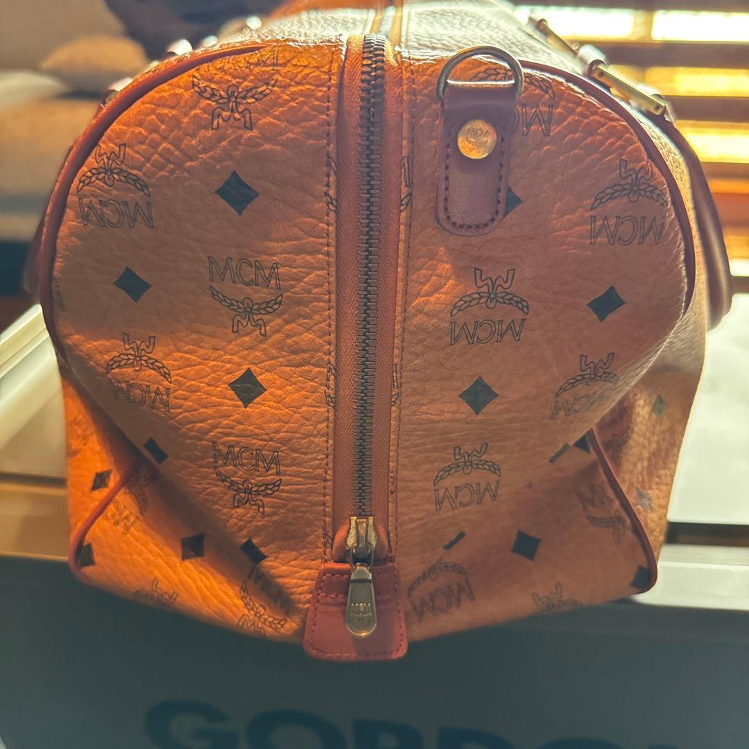 MCM ボストンバッグ　幅42cm 大容量 旅行 ゴルフ