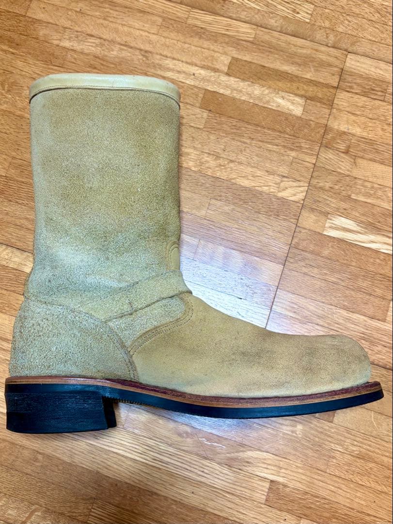 CHIPPEWA チペワ エンジニアブーツ スエード ベージュ 10E