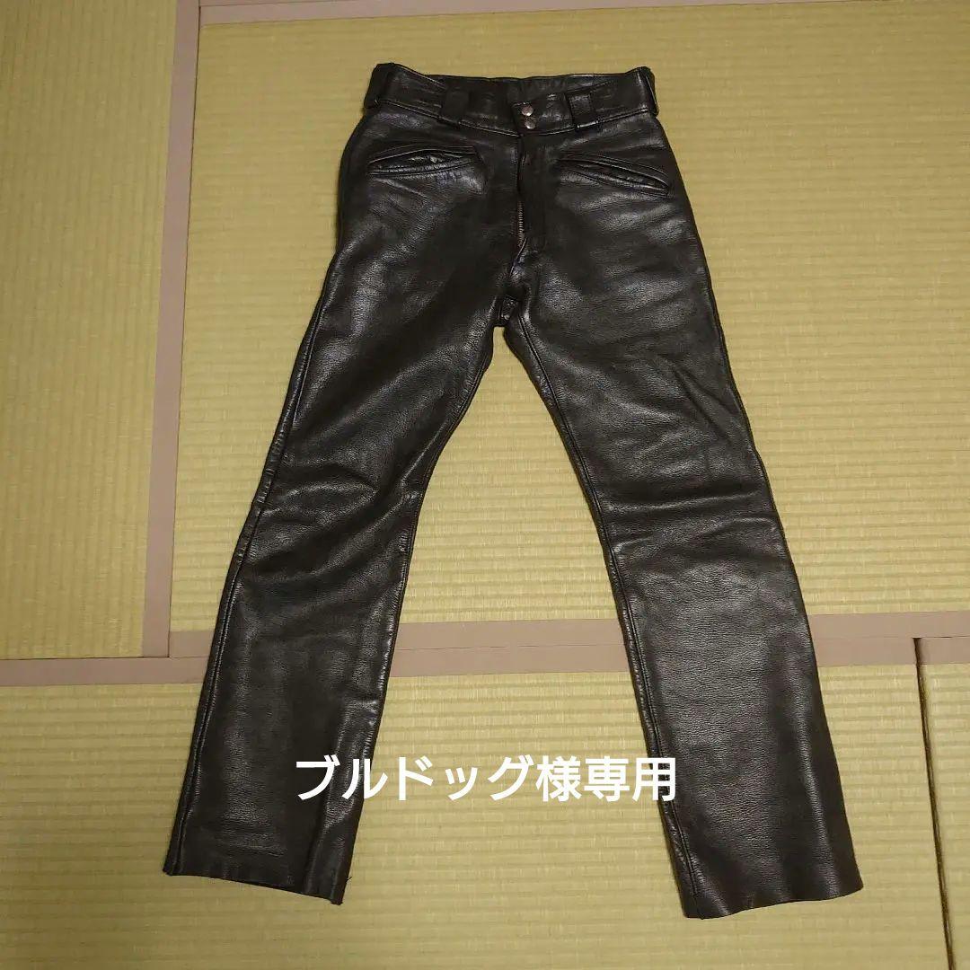 CUSHMAN FULLSPEED ホースハイド 28インチ レザーパンツ