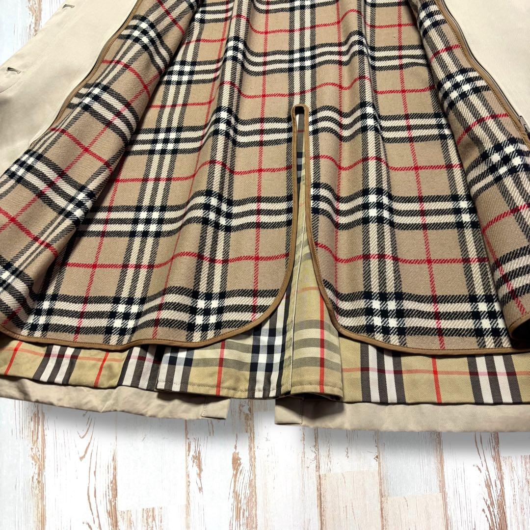 【美品✨】Burberrys ステンカラーコート ノバチェック ライナー付き