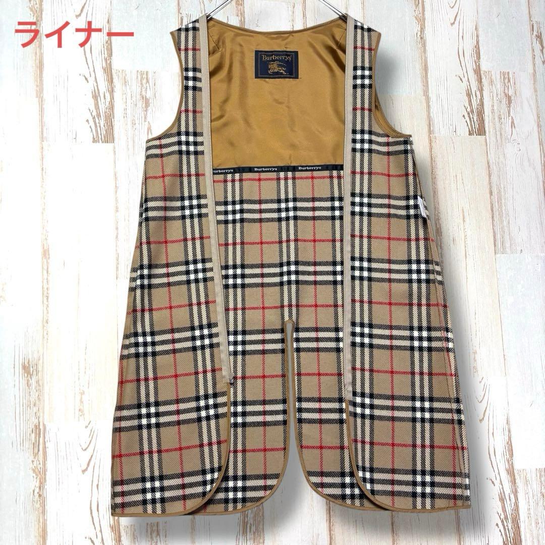 【美品✨】Burberrys ステンカラーコート ノバチェック ライナー付き