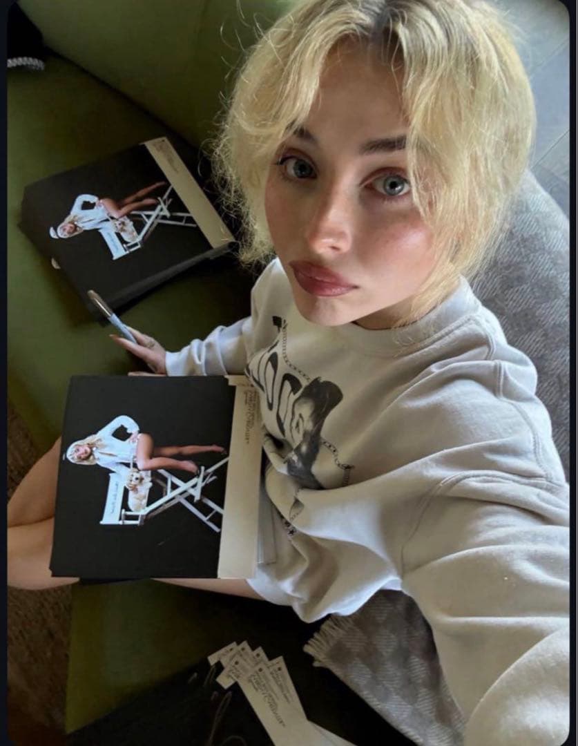 sabrina carpenter Man's Best FriendサインLP