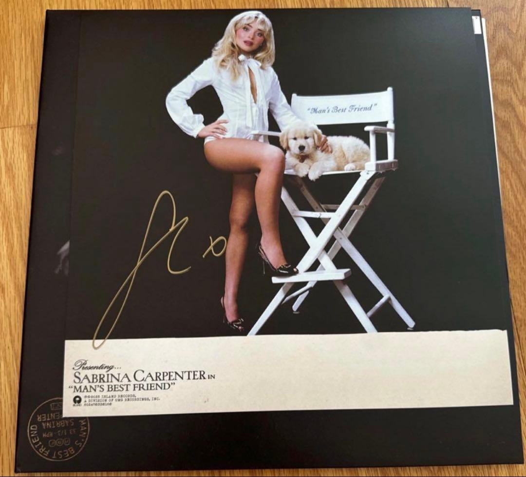 sabrina carpenter Man's Best FriendサインLP