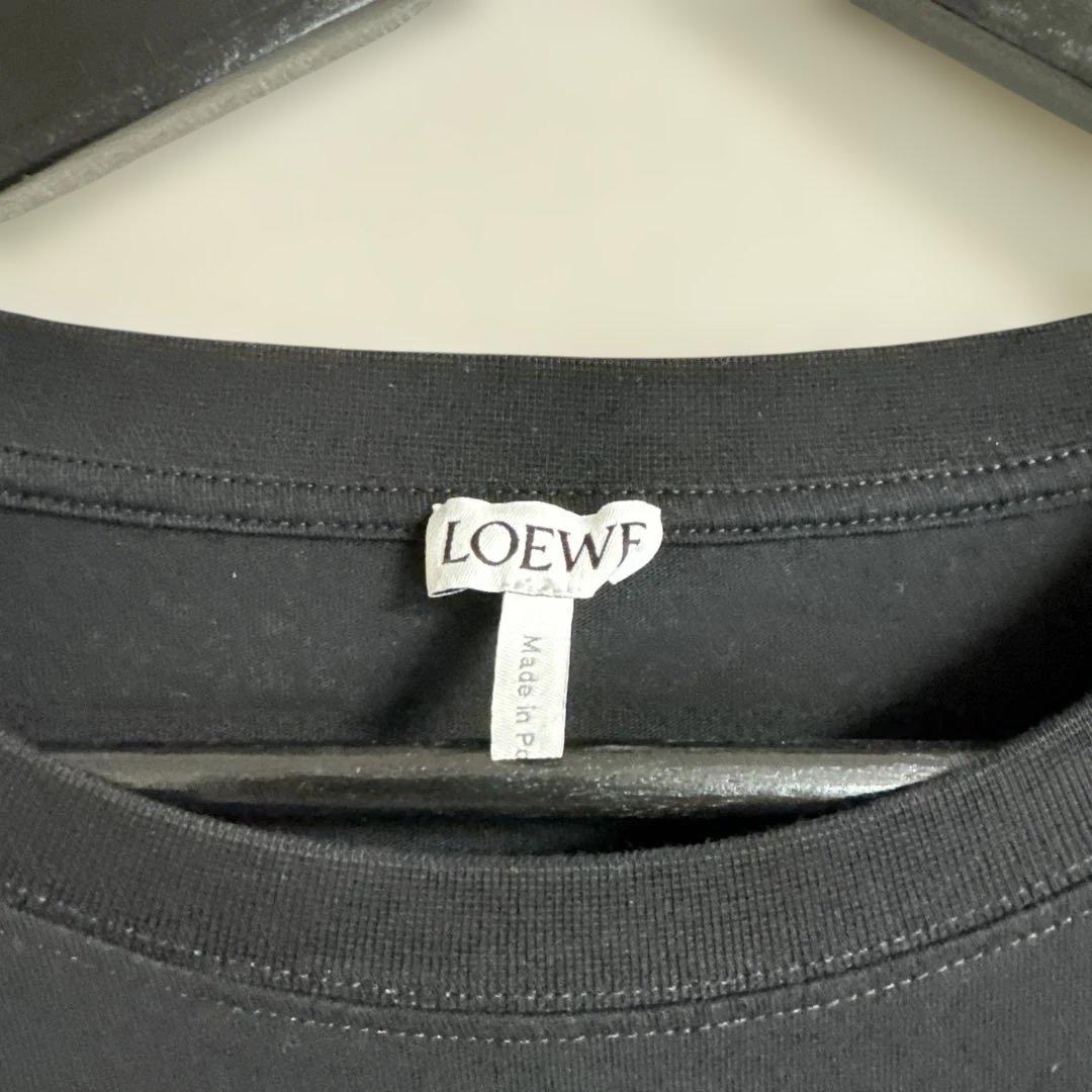 LOEWE ブラック Tシャツ XXL
