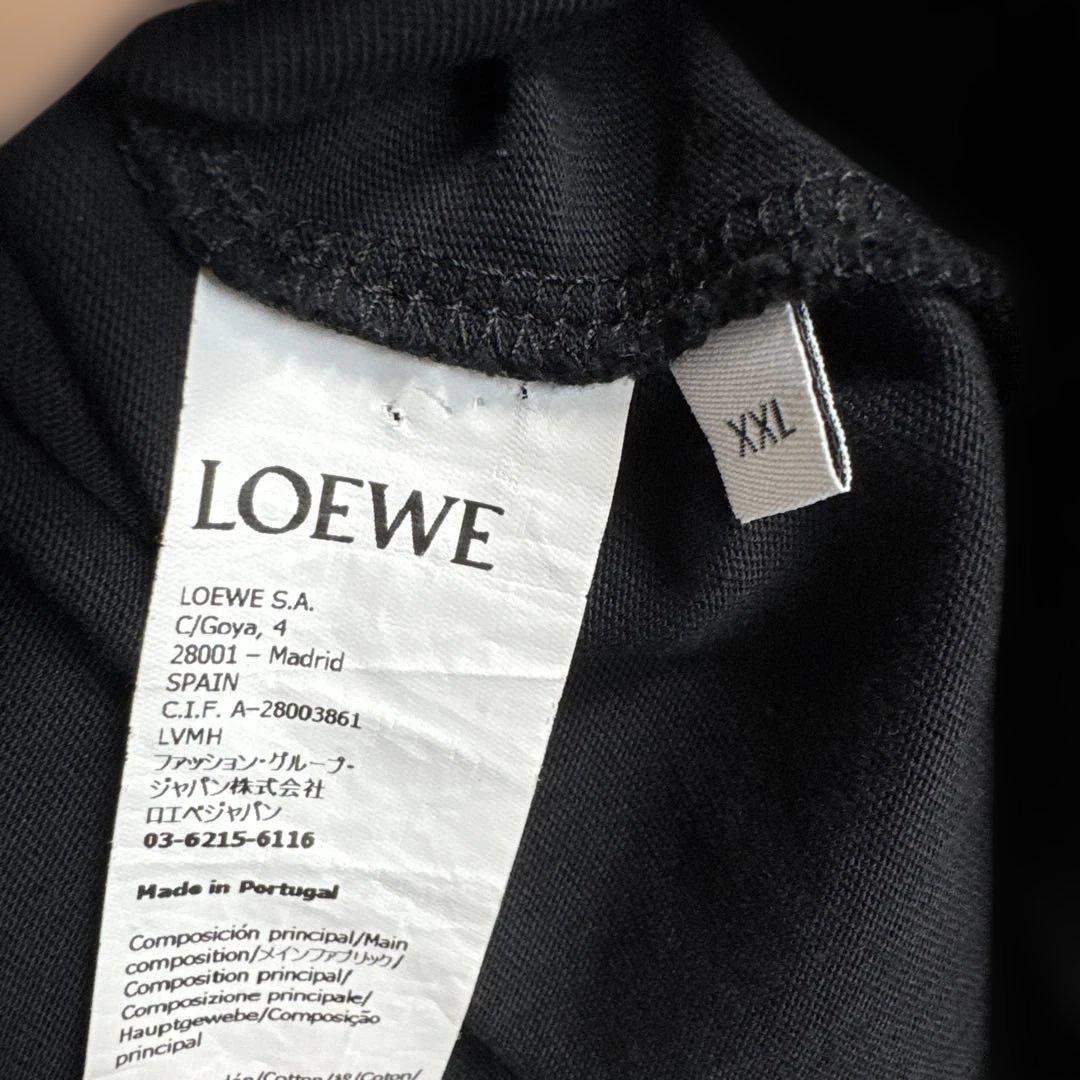 LOEWE ブラック Tシャツ XXL