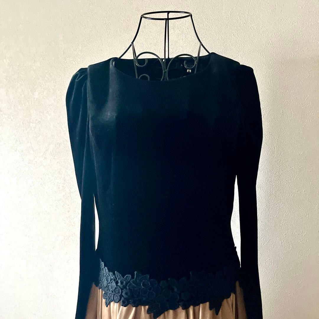 【極美品】カタログ掲載　M’S GRACY エムズグレイシー切替ワンピース 40