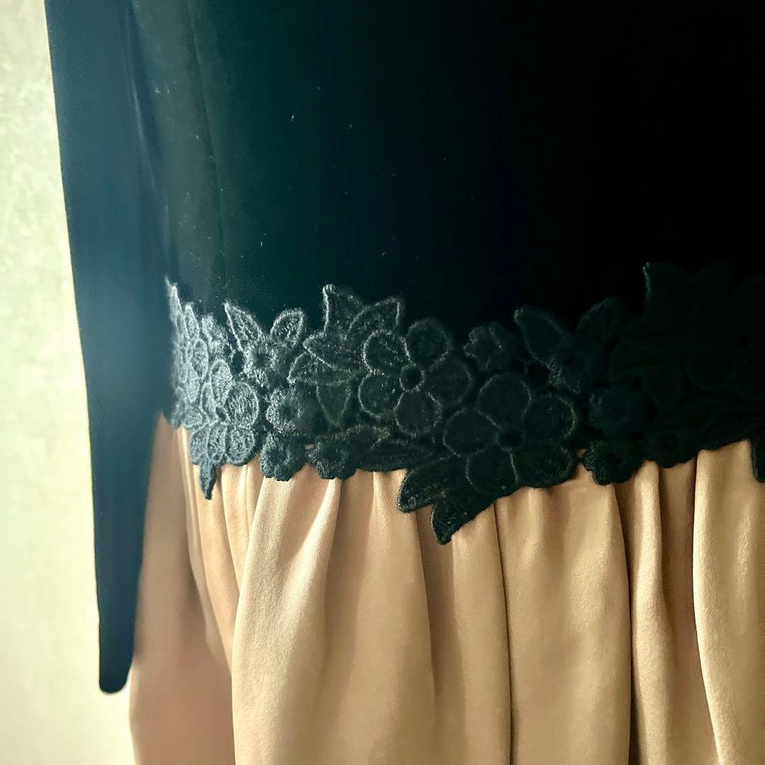 【極美品】カタログ掲載　M’S GRACY エムズグレイシー切替ワンピース 40