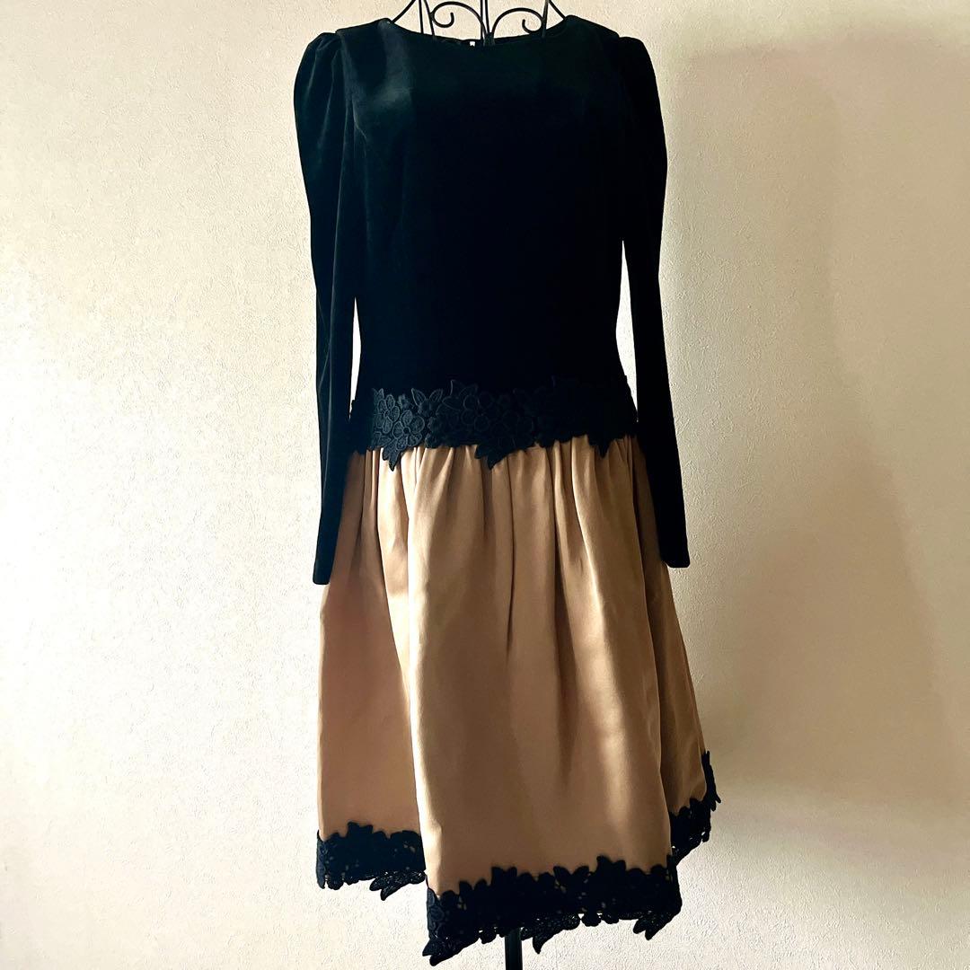 【極美品】カタログ掲載　M’S GRACY エムズグレイシー切替ワンピース 40