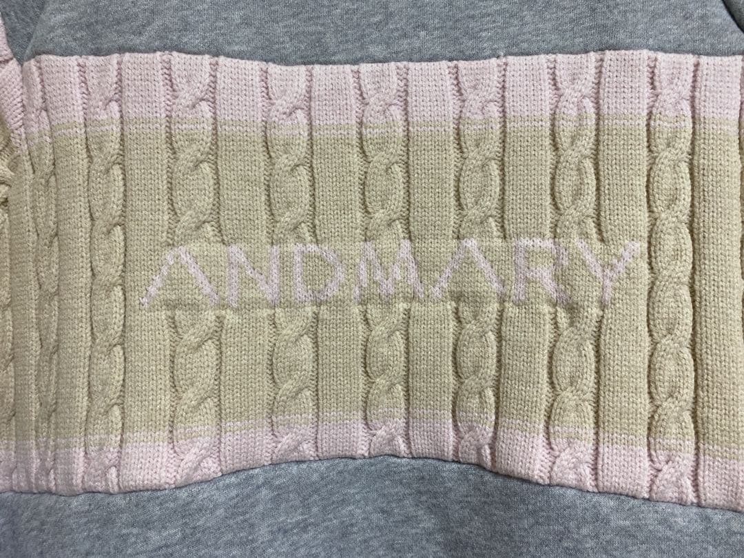 andmary♡Logo loose sweat