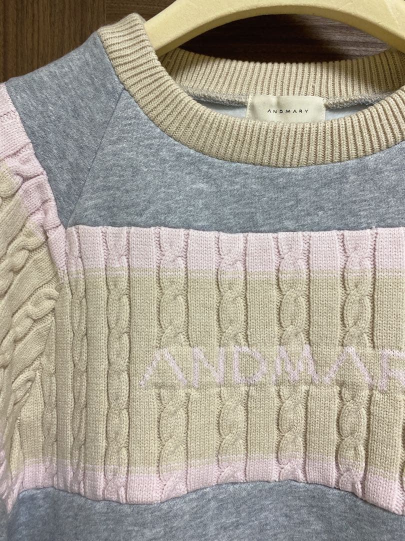 andmary♡Logo loose sweat