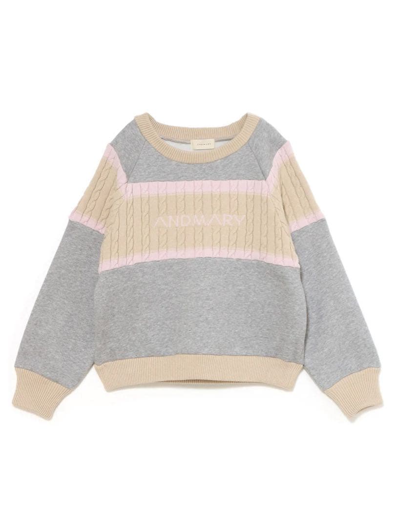 andmary♡Logo loose sweat