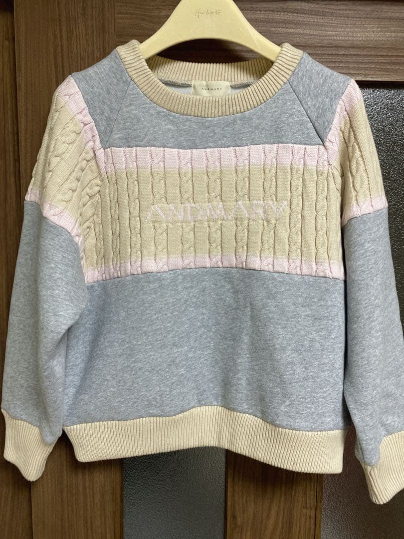 andmary♡Logo loose sweat