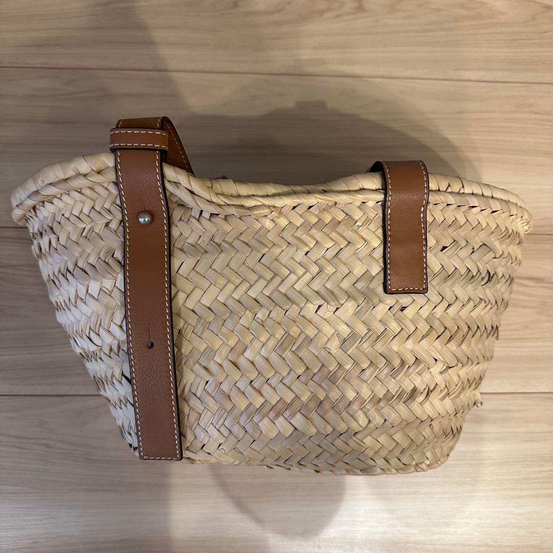 LOEWE ロエベバスケットバッグ　スモール　ブラウン　即日発送可能